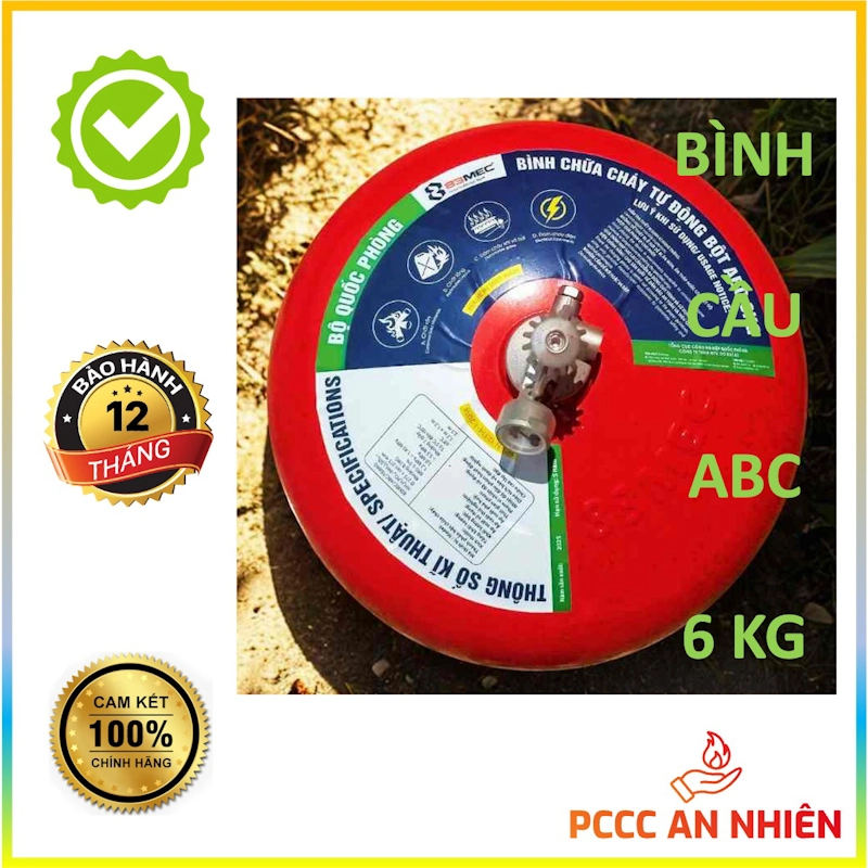 Hình ảnh sản phẩm Bình cầu chữa cháy tự động  6 kg