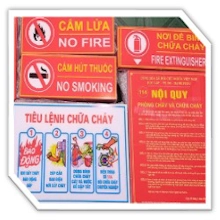 Ảnh nhỏ sản phẩm Bảng cấm lửa PCCC bằng mica